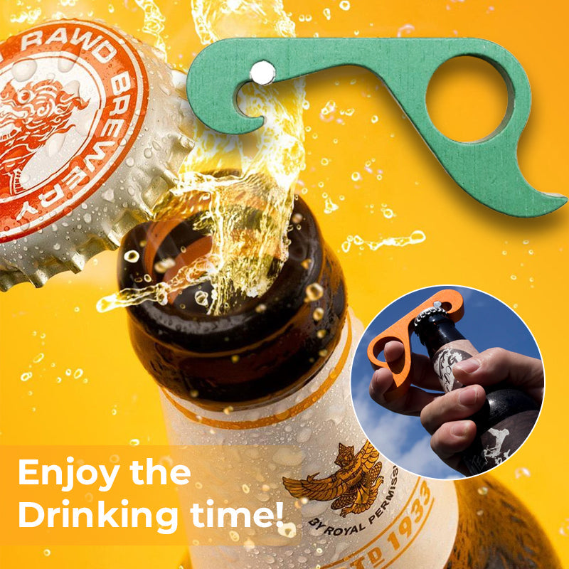 🍻 Simply open the bottle with one hand and enjoy the moment!