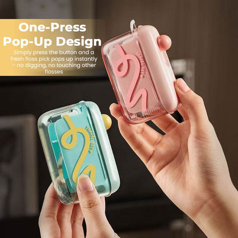 🙃 Still struggling with tangled floss?🎯Automatic Pop-Up Floss Dispenser Box