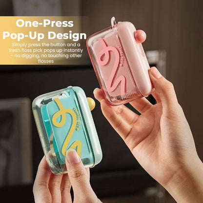 🙃 Still struggling with tangled floss?🎯Automatic Pop-Up Floss Dispenser Box