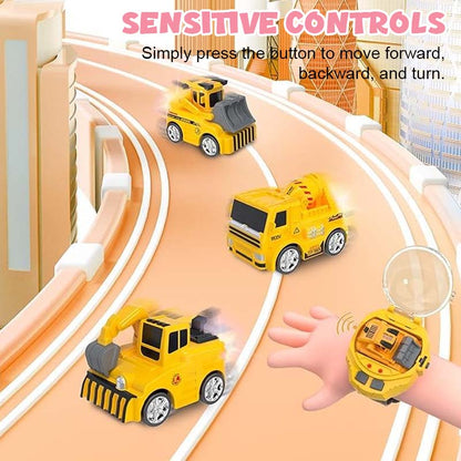 Mini Alloy Excavator Watch Car for Kids ✨