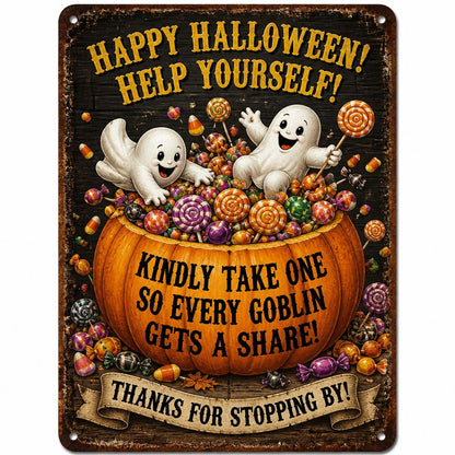 👻 Enjoy the Party! Keep the Magic Alive for Every Kid with This Vintage Halloween Porch Sign 🎃