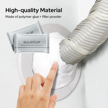 🧱 Air Conditioner Hole Sealant Putty｜Waterproof & Rodent-Resistant 💧🐭