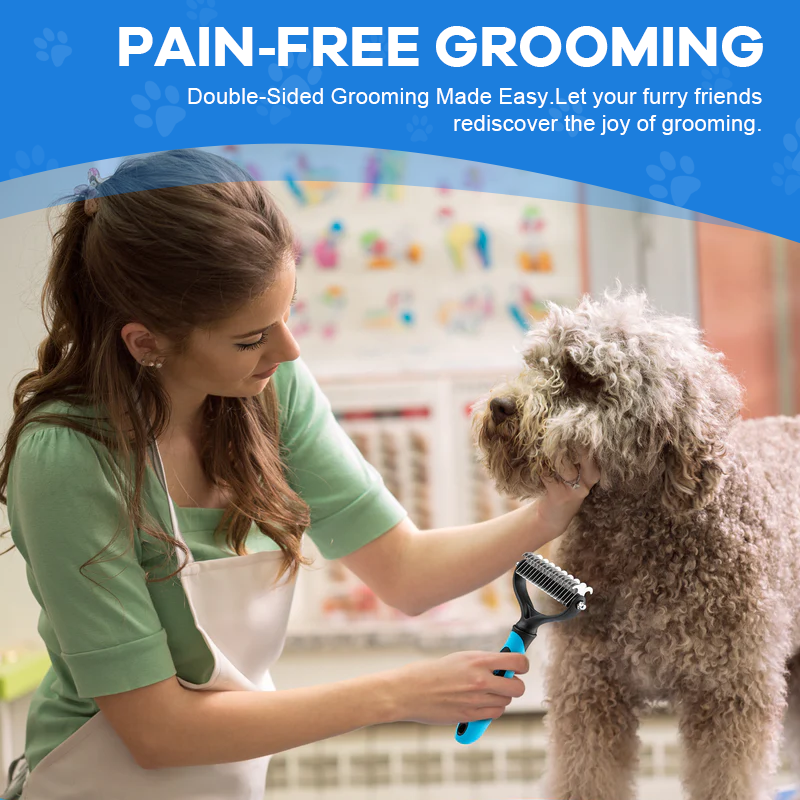 🐶Professional de-shedding brush for dogs and cats🐱