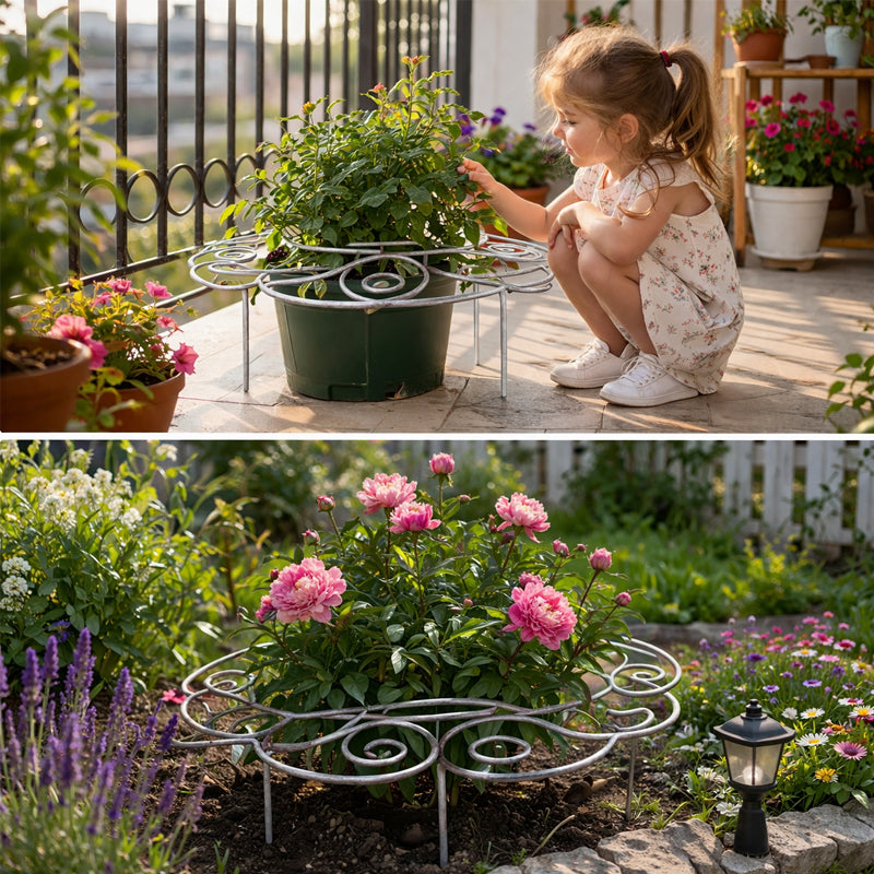🌸 Your flowers stand tall, silently – plant support that disappears in the greenery! 🌿✨