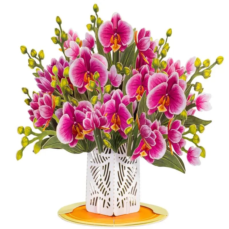 2-in-1 gift and decoration for any occasion 🌸 3D flower bouquet pop-up card