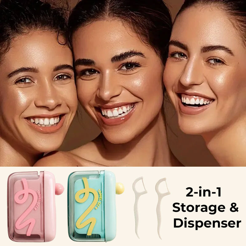 🙃 Still struggling with tangled floss?🎯Automatic Pop-Up Floss Dispenser Box