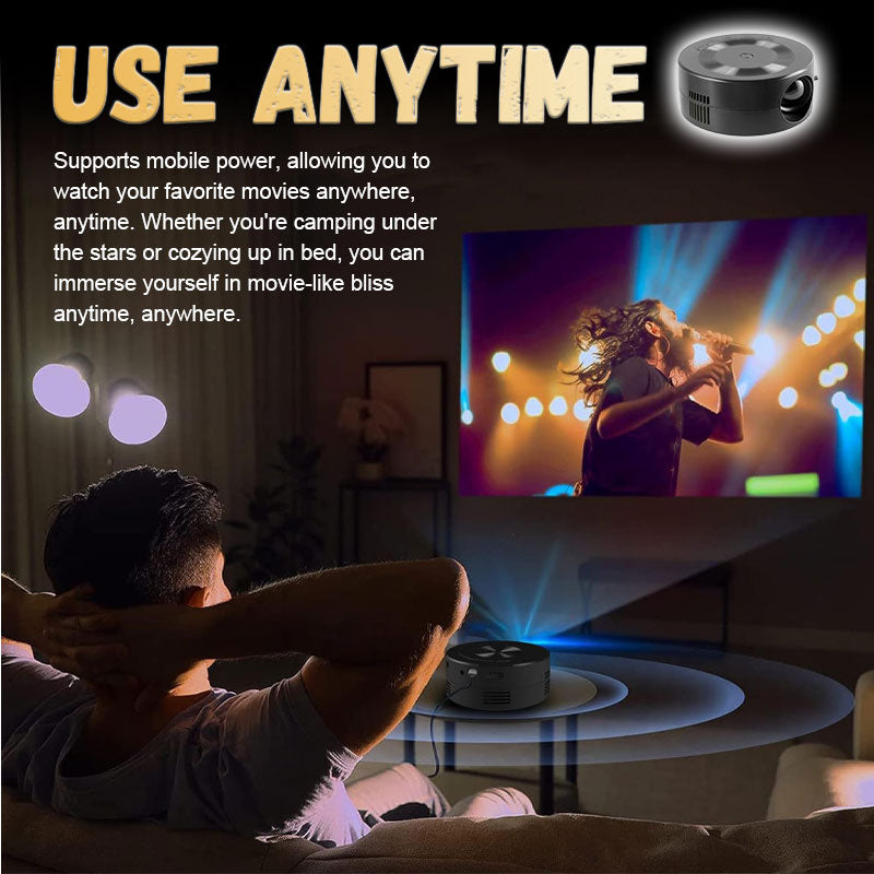 🔥time-limited offer🔥Cinema-quality experience! Mini LED Projector