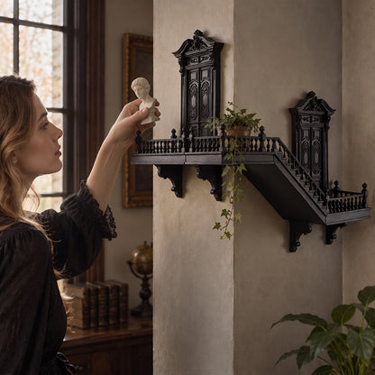 🏛️ Mini Staircase Wall Decor — Dramatic Corner Accent with Vintage Charm
