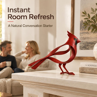 🕊️✨ Metal Bird Sculpture — Modern Openwork Design for Home Decor