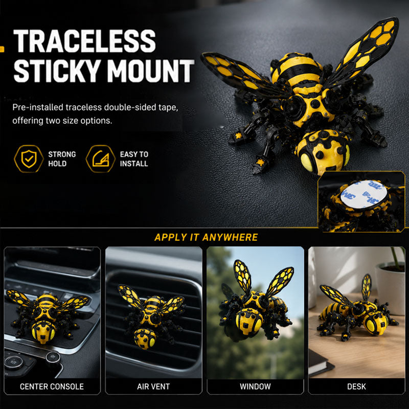 🐝 A bee that never tires – mechanical figurine brings whimsy to your workspace! 🛠️
