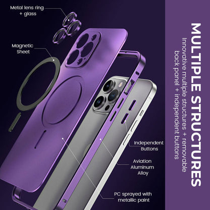 ⌛This week's special offer✨Magnetic Metal Snap-On Case For iPhone