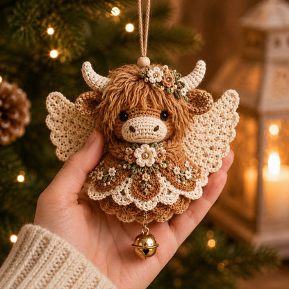 🧶 Handcrafted Angel Animal DIY Crochet Kit: Cute Guardian Ornaments! 👼✨