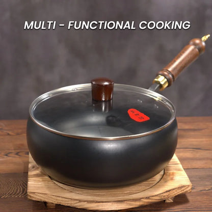 ⏳Time-limited Special⌛Uncoated Thick Iron Pot