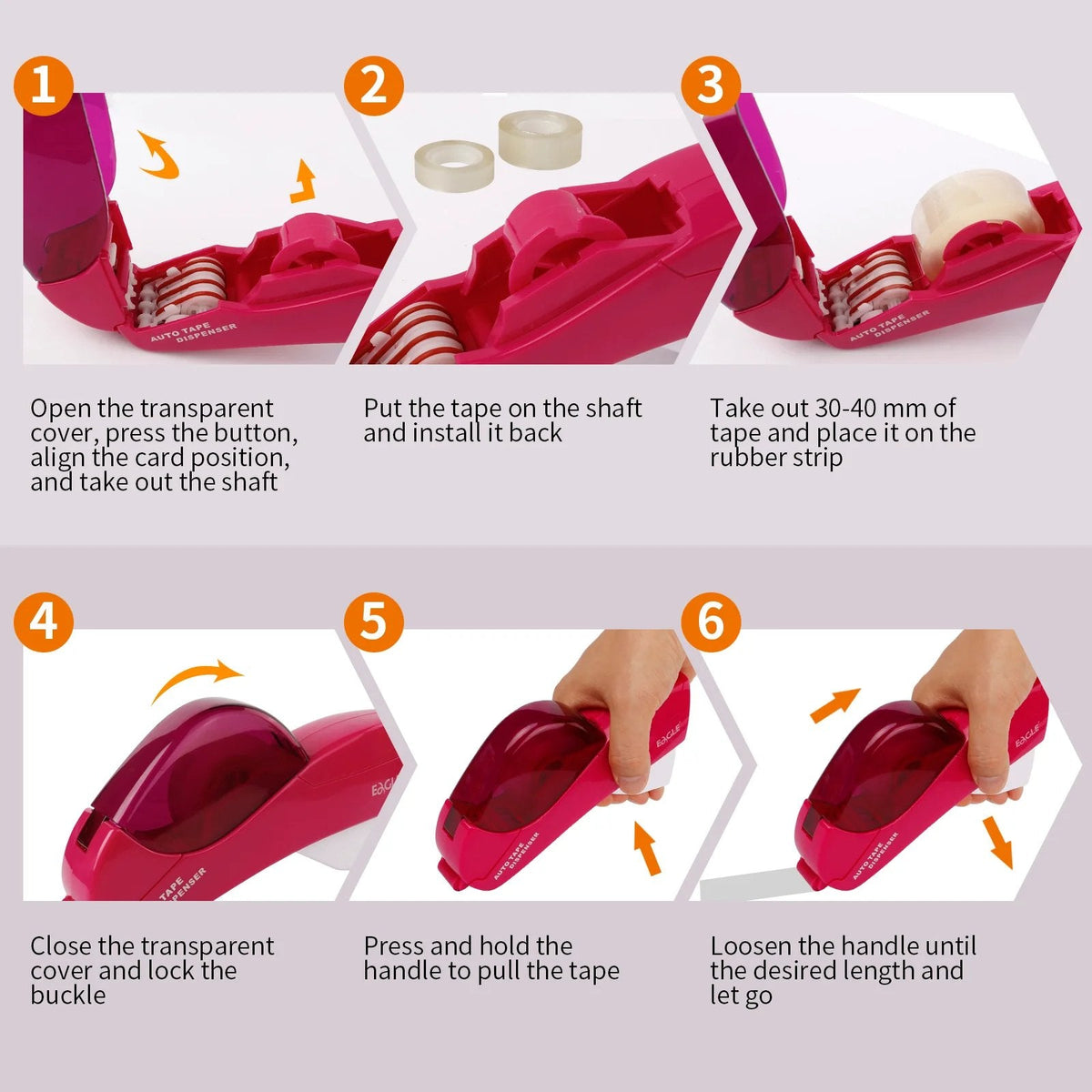 ✂️📦 Automatic Tape Dispenser — One-Handed, Battery-Free, Clean Cut Every Time