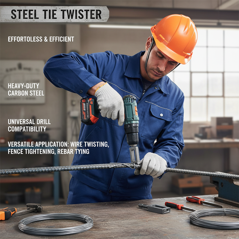 🔩 Wire Twister – Fast Wire Twisting Tool For Power Drills ✨