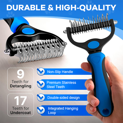 🐶Professional de-shedding brush for dogs and cats🐱