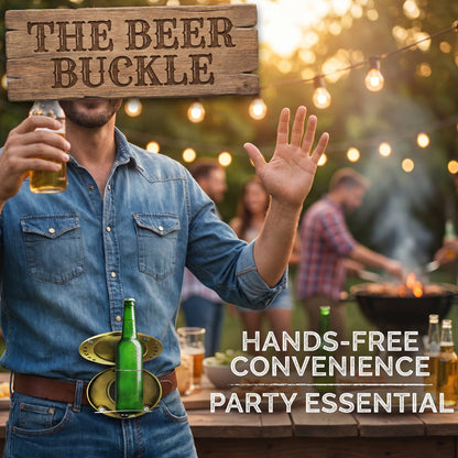 ✨Decorate Your Look, Free Your Hands--The Ultimate 2-in-1 Buckle🍻