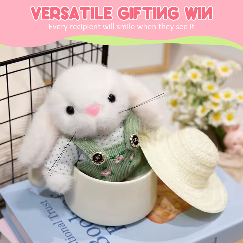 🐇Adorable Teddy Bunny Plush – Your Cozy, Cute Companion🤗