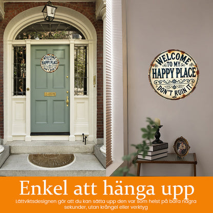 🚪 “This Is My Happy Place” – the door sign that sets the tone the moment you walk in! 💖