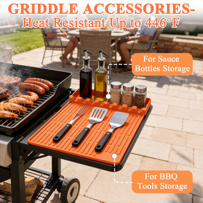Keep Your Griddle Side Table Perfectly Organized And Mess-Free! 🥩🔥🧴