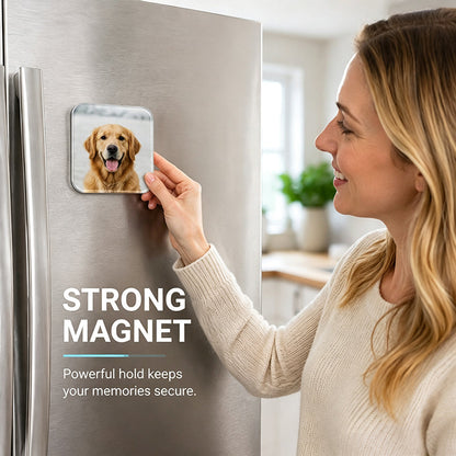 🧲 DIY Clear Acrylic Fridge Magnet Kit: Custom Photo & Art Magnet Maker! ✨