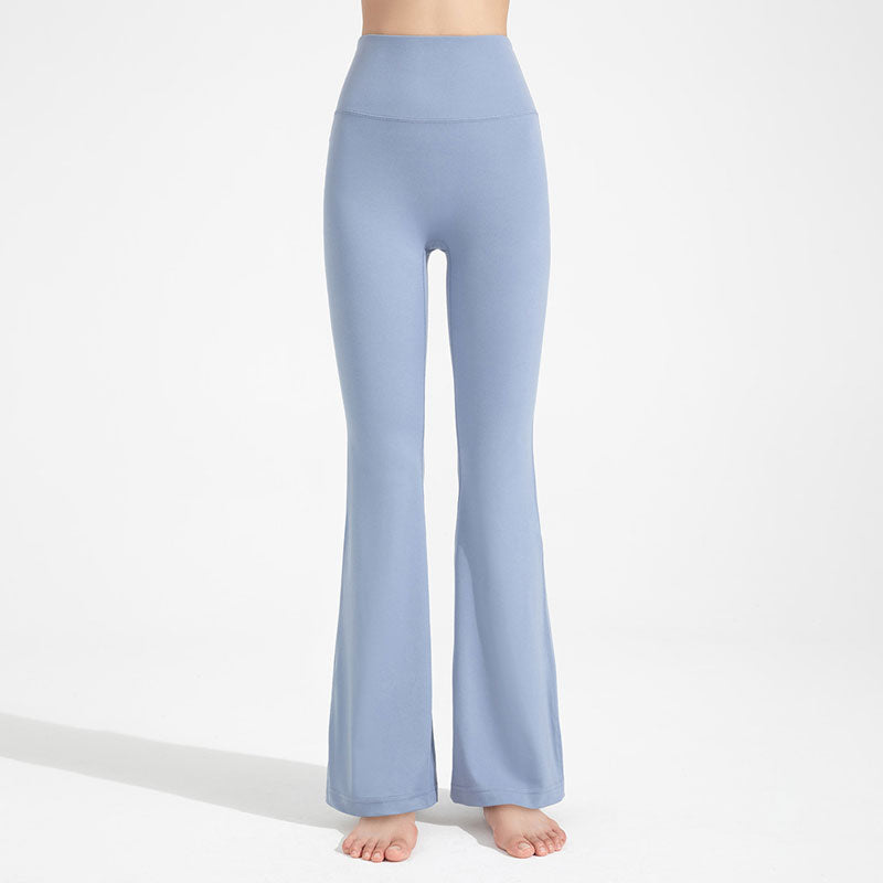 High-Waisted, Antibacterial, Flared Yoga Pants