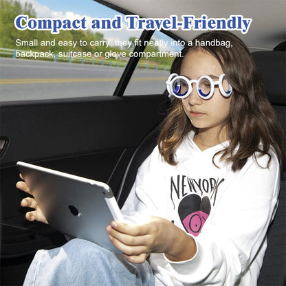 🚗 These glasses can ‘trick’ your brain into relieving travel sickness! 🧠✨