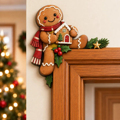 🎄🚪 Christmas Peekaboo Door Frame Corner Decor