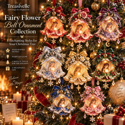 🧚✨ Enchanted Fairy Bell Christmas Ornament