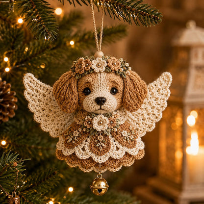 🧶 Handcrafted Angel Animal DIY Crochet Kit: Cute Guardian Ornaments! 👼✨
