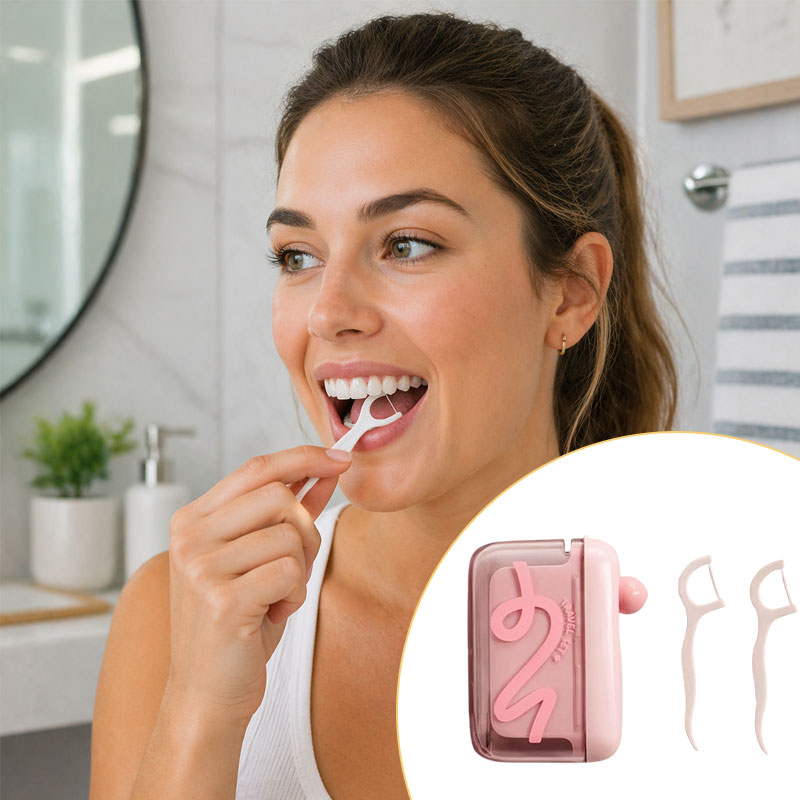 🙃 Still struggling with tangled floss?🎯Automatic Pop-Up Floss Dispenser Box