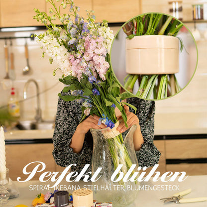 🌸 Perfect flower arrangement every time – spiral holder keeps stems exactly where you want them! 🌀