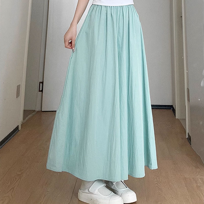 🔥Buy more than one to enjoy the discount🍑SUMMER HIGH WAIST WIDE LEG SKIRT PANTS WOMEN