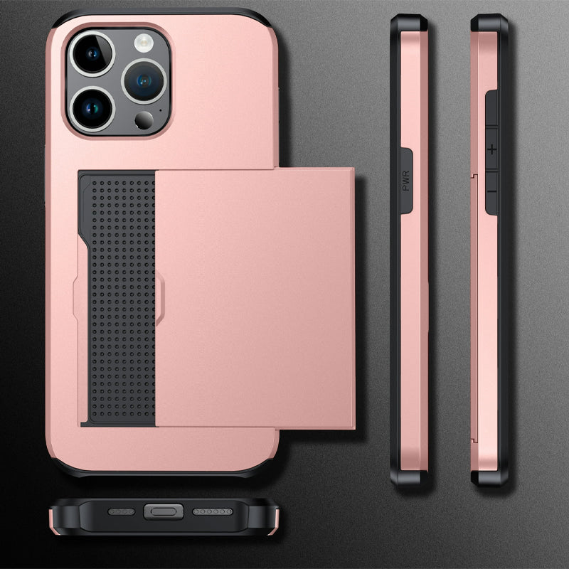 Short sliding cell phone case