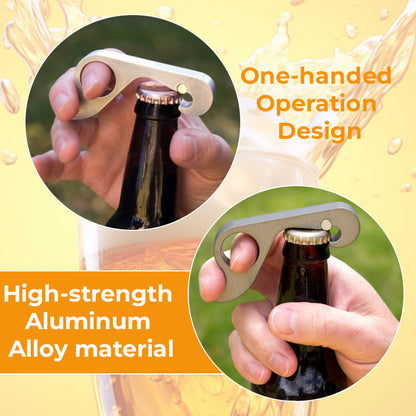 🍻 Simply open the bottle with one hand and enjoy the moment!