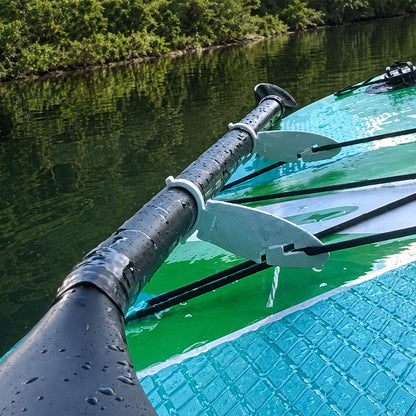🧘‍♀️ Hands-Free SUP Paddle Holder: Secure Deck Track Clip! 🚣