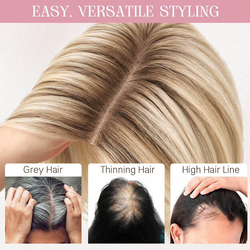✨Confidence Hair Topper -- Natural-Looking Volume Without the Wig