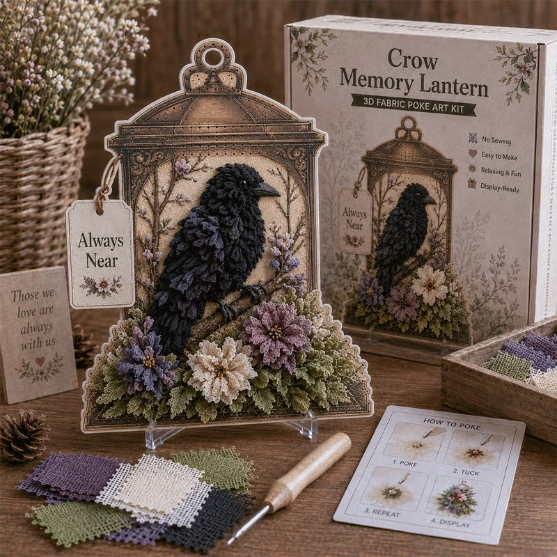 🕊️3D Fabric Memory Lantern Kit – Craft a Heartfelt Keepsake of Everlasting Love! ❤️✨
