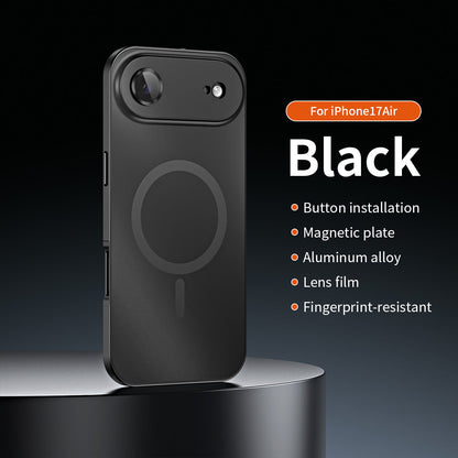 Aluminum Frame Magnetic Cover For iPhone