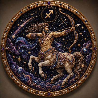 🌙✨Personalized 12 Zodiac Pearl Art Kit – Relax & Create! 🌌