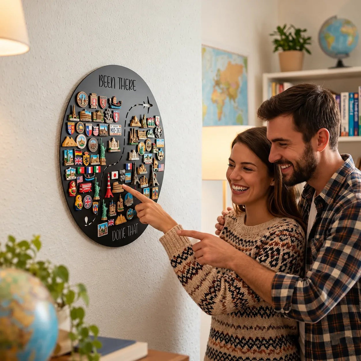 🌍✈️ Your Adventures Deserve a Wall of Their Own — Travel Magnet Display Board