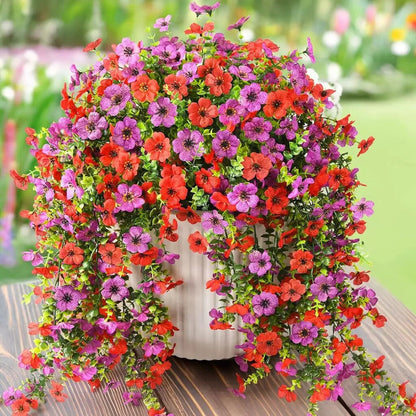 🌿 Cascading daisies & eucalyptus – UV resistant, always in bloom! ☀️