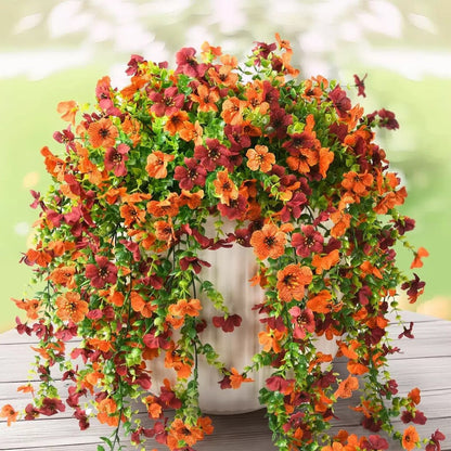 🌿 Cascading daisies & eucalyptus – UV resistant, always in bloom! ☀️