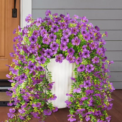 🌿 Cascading daisies & eucalyptus – UV resistant, always in bloom! ☀️
