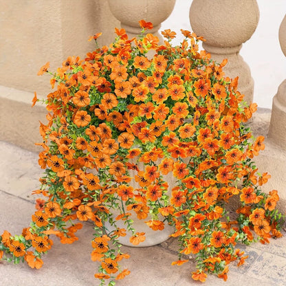 🌿 Cascading daisies & eucalyptus – UV resistant, always in bloom! ☀️