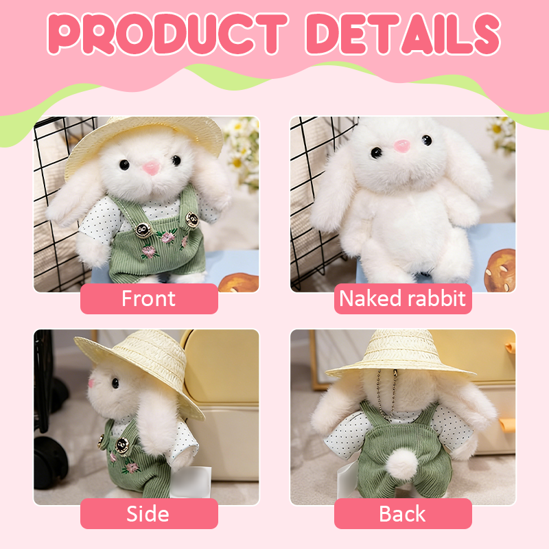 🐇Adorable Teddy Bunny Plush – Your Cozy, Cute Companion🤗