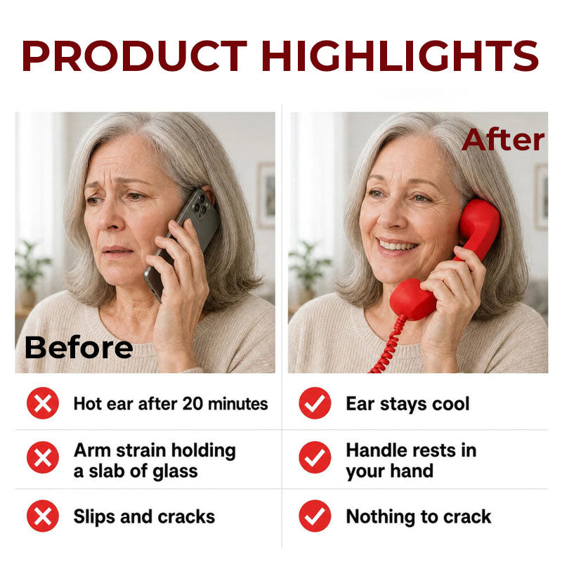 ☎️📱 Retro Telephone Handset for Type-C Phones — Old-School Style with Modern Plug-and-Play