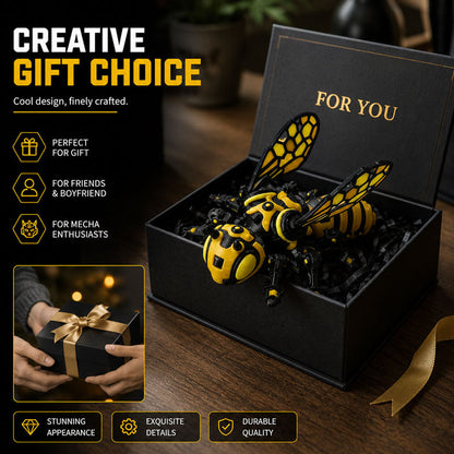 🐝 A bee that never tires – mechanical figurine brings whimsy to your workspace! 🛠️