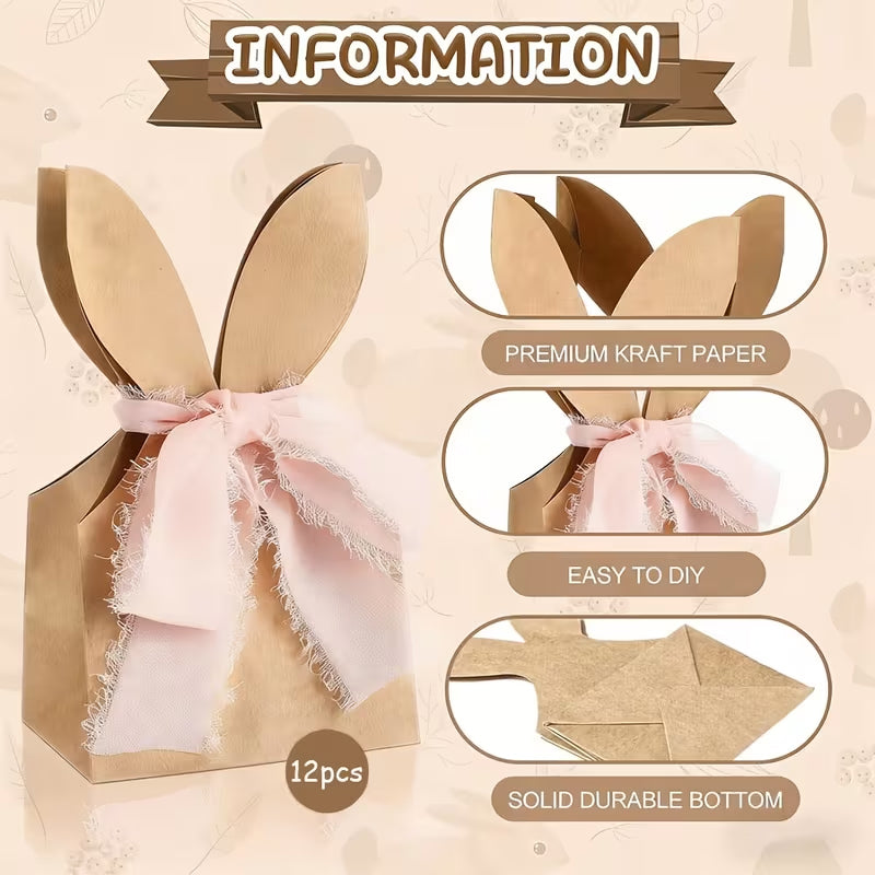 Charming Bunny Ear Easter Bags 🐰 Add a Special Touch to Your Celebrations