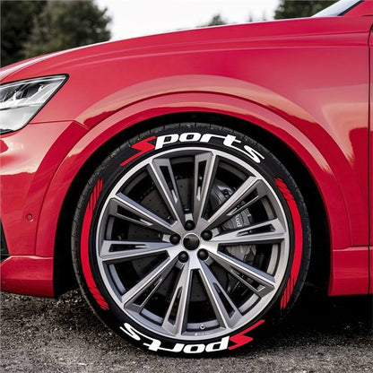 🏎️ 4PCS 3D Tire Lettering Stickers: Waterproof Universal Wheel Sidewall Decals! 🔥